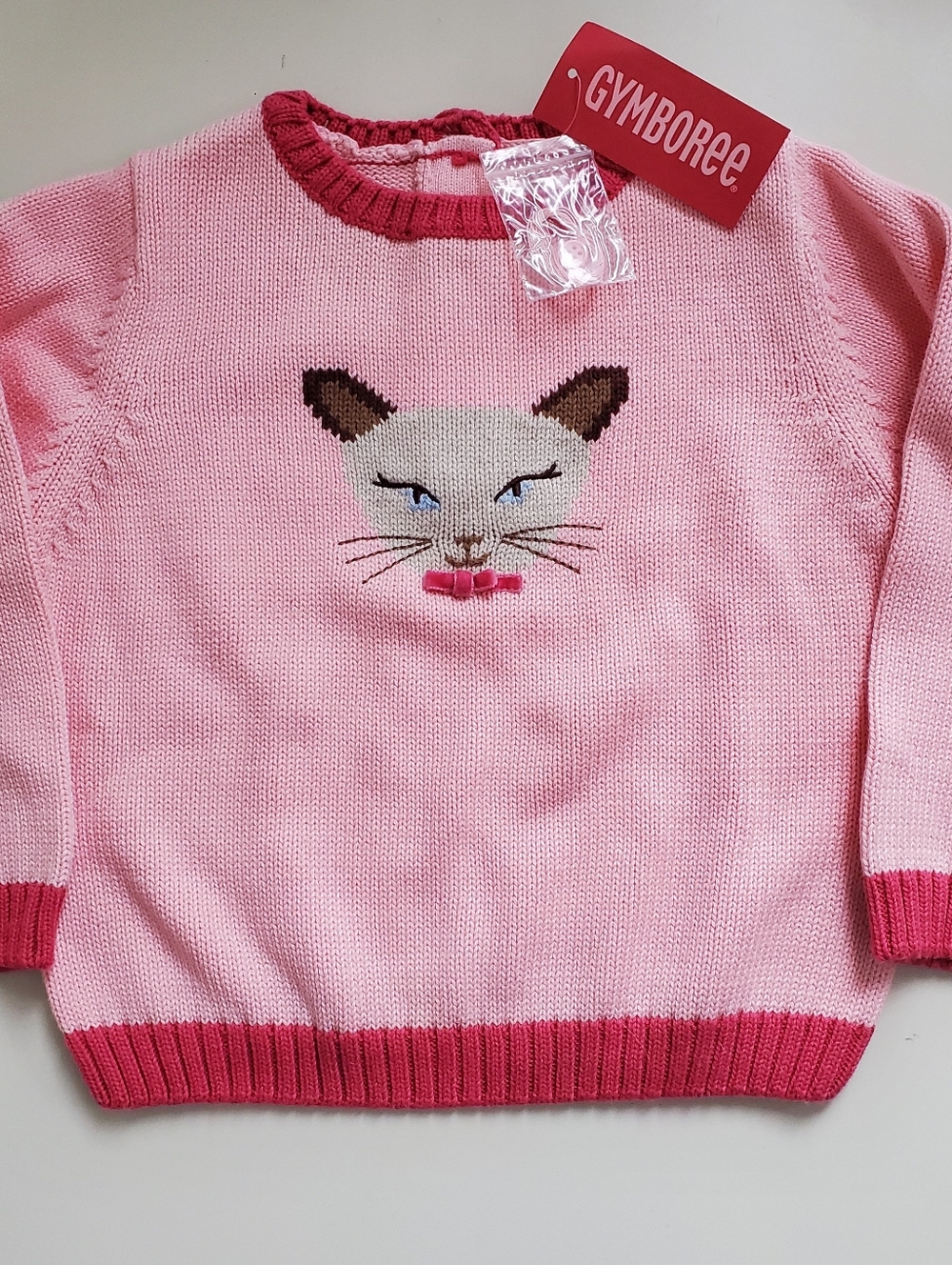 Gymboree Pink Kitty Sweater New 2008
